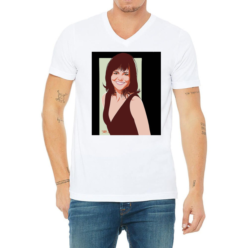 Mrs Doubtfire Poster Love V-neck Tee | Artistshot