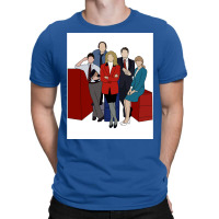 Murphy Brown Poster Blue T-shirt | Artistshot