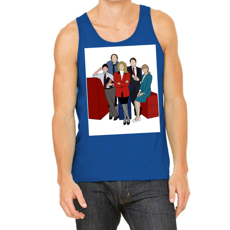 Murphy Brown Poster Blue Tank Top | Artistshot