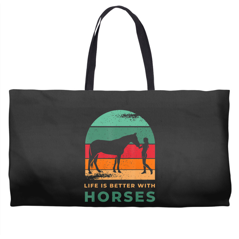 Hot Trend Equestrian Horsewoman Gallop Quote Horse For Girls Weekender Totes | Artistshot