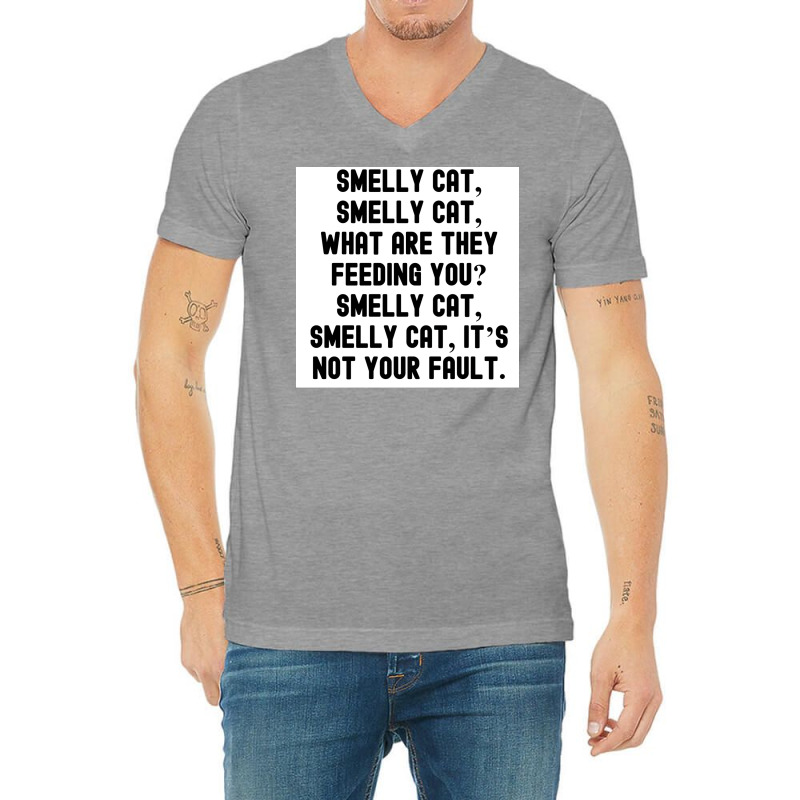 Of Smelly Cat Smelly Cat What Are They Feeding You Smelly Cat Smelly C V-neck Tee | Artistshot