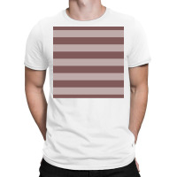 Mauve Purple Puce Wide Cabana Tent Stripes Poster Hipster T-shirt | Artistshot