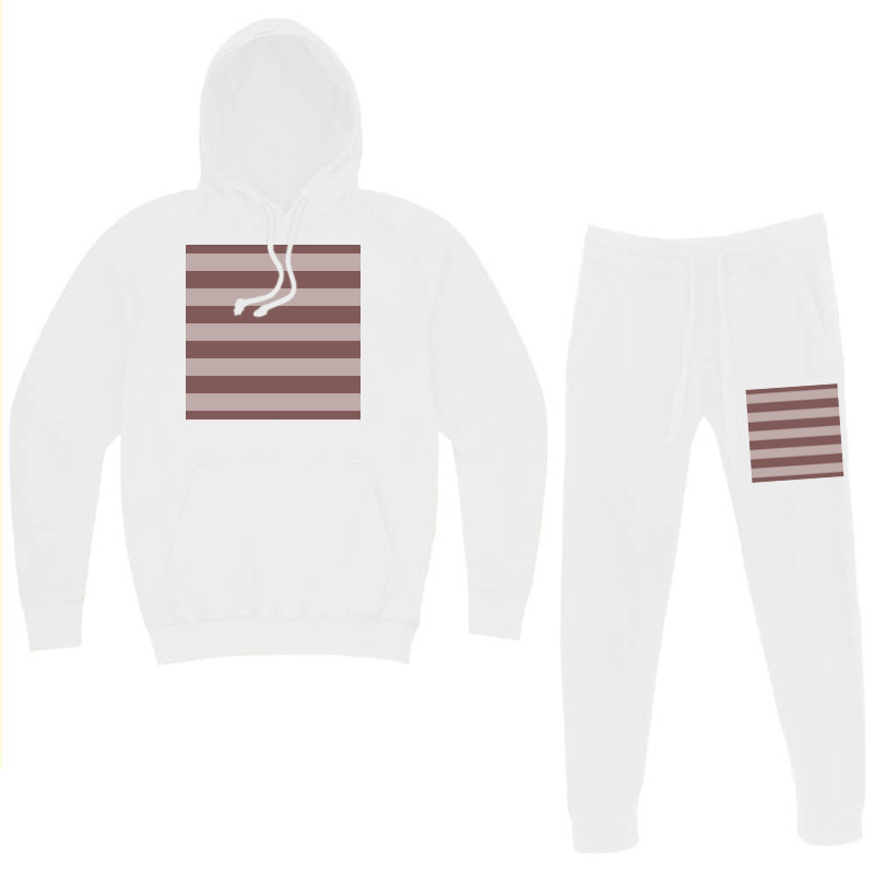 Mauve Purple Puce Wide Cabana Tent Stripes Poster Hipster Hoodie & Jogger set by tamrahzeller4 | Artistshot