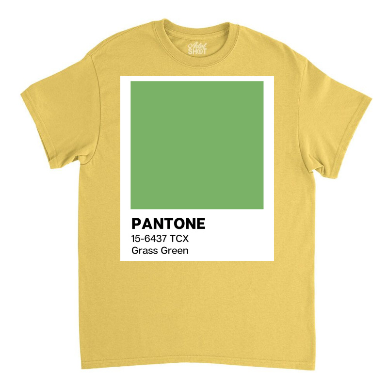 Pantone Grass Green Poster Nostalgia Classic T-shirt by tamrahzeller4 | Artistshot