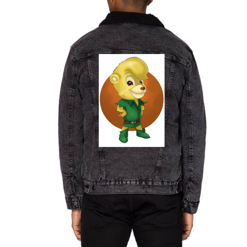 Sunni The Gummi Bears Poster Hipster Unisex Sherpa-lined Denim Jacket | Artistshot