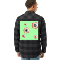 Green Eye Pattern Poster 80s Flannel Shirt | Artistshot