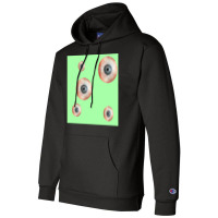 Green Eye Pattern Poster 80s Champion Hoodie | Artistshot