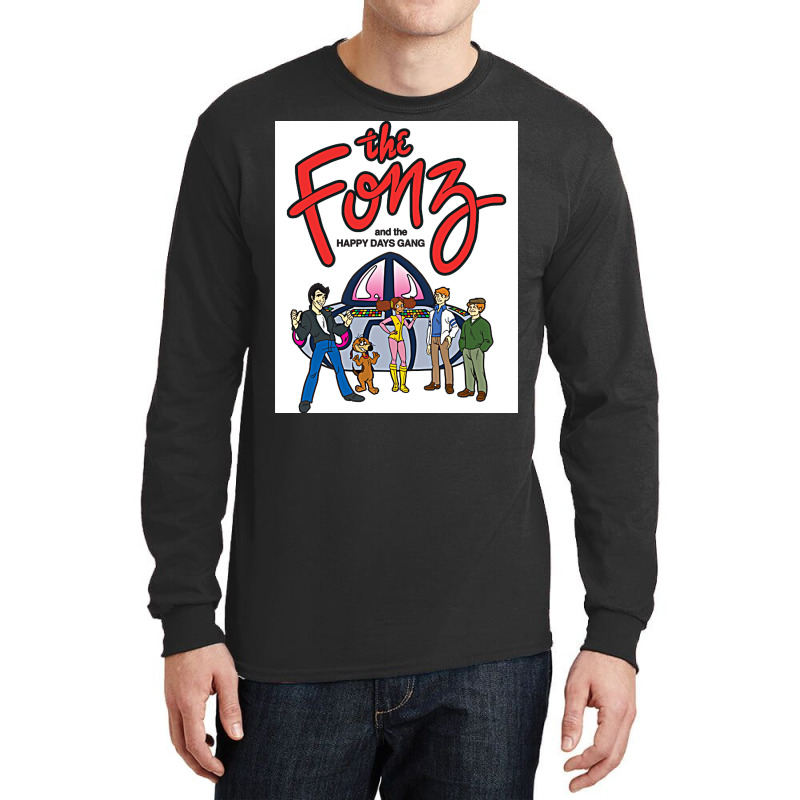 The Fonz Toon Poster Aesthetic Long Sleeve Shirts | Artistshot