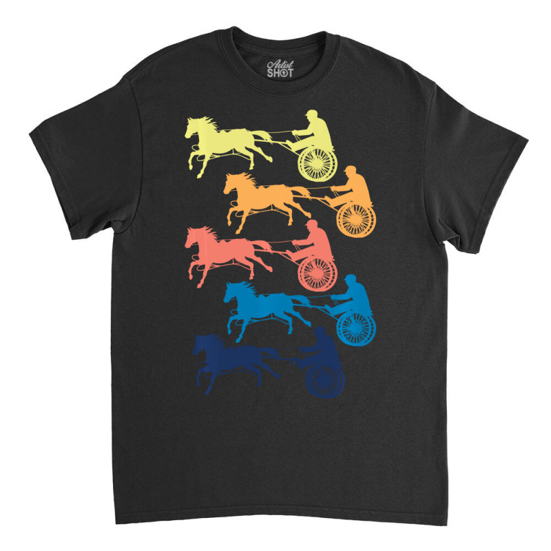 Limited Edition Harness Horse Racing Men Women Cool Retro Colors Classic T-shirt | Artistshot