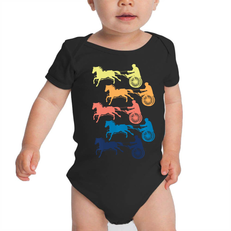 Limited Edition Harness Horse Racing Men Women Cool Retro Colors Baby Bodysuit | Artistshot