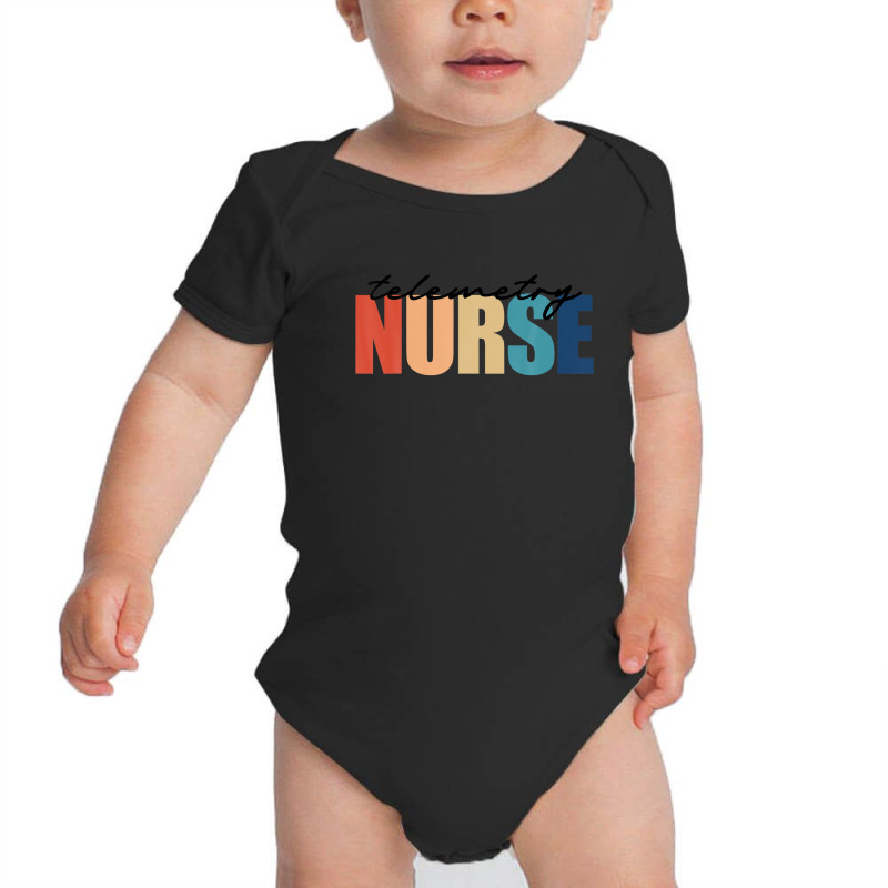 Telemetry Nurse Progressive Care Cardiac Nursing Baby Bodysuit | Artistshot