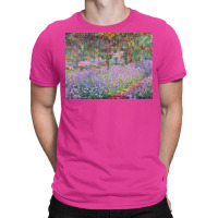 The Artists Garden At Giverny 1900 Claude Monet Poster Aesthetic T-shirt | Artistshot