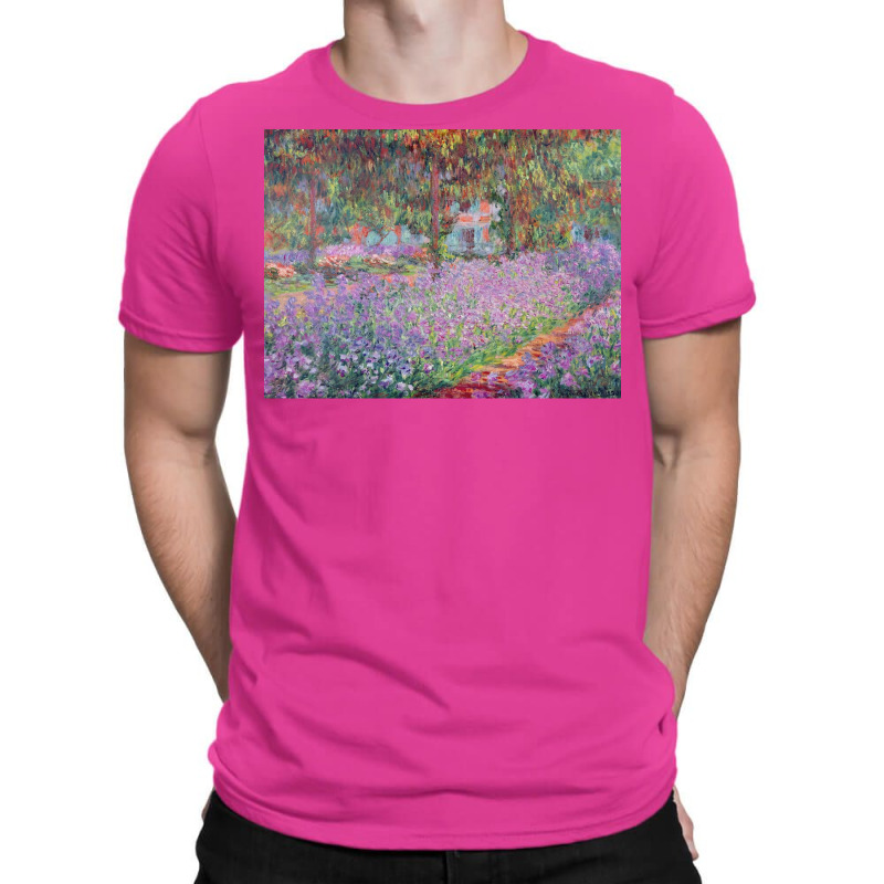 The Artists Garden At Giverny 1900 Claude Monet Poster Aesthetic T-Shirt by tamrahzeller4 | Artistshot