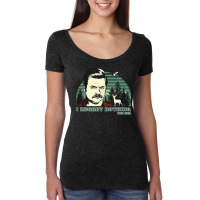 Parks And Recreation Ron Swanson I Regret Nothing T Shirt Women's Triblend Scoop T-shirt | Artistshot