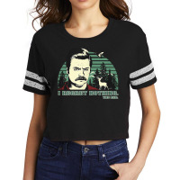 Parks And Recreation Ron Swanson I Regret Nothing T Shirt Scorecard Crop Tee | Artistshot