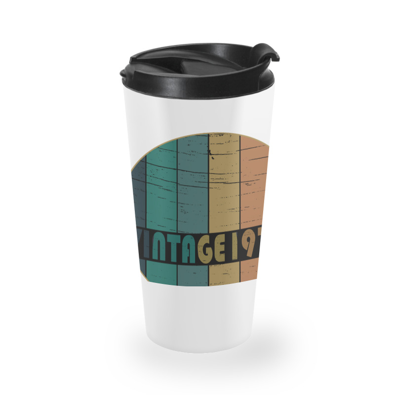 Hot Trend Vintage 1972 Birthday Travel Mug | Artistshot