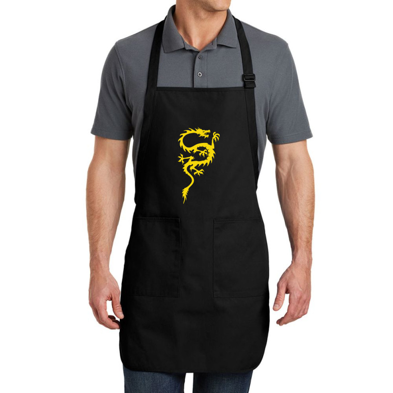 Chinese Dragon Cool Oriental Asian Kung Fu Full-length Apron | Artistshot