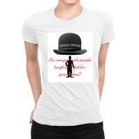 Charlie Chaplin. 1 Ladies Fitted T-shirt | Artistshot