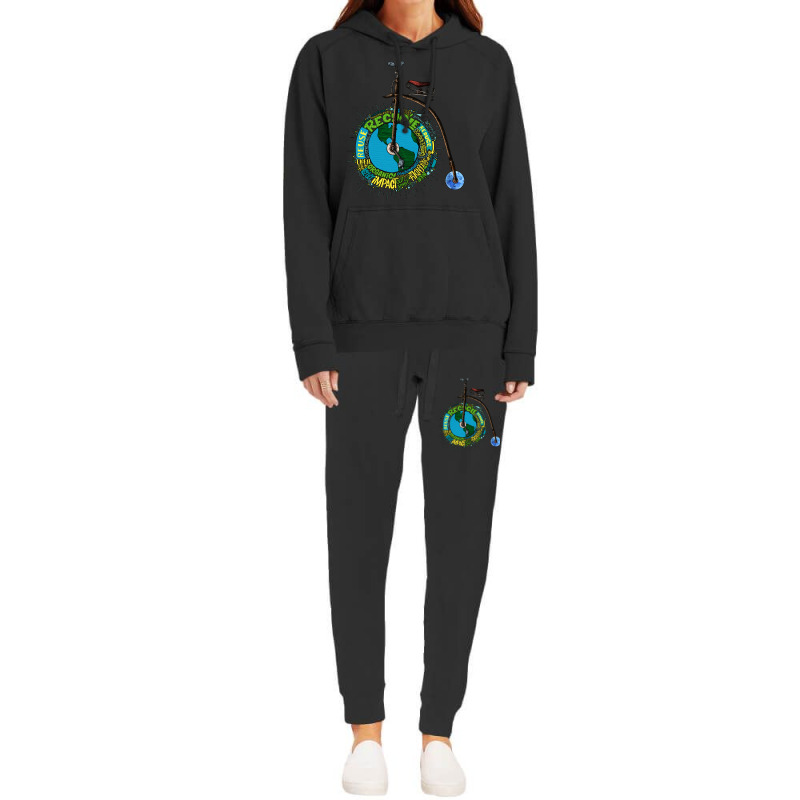 Planet Bike Planet Bicycle Artistic Aesthetic Penny Farthing Save The Hoodie & Jogger Set | Artistshot