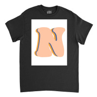 The Letter N Poster Girl Classic T-shirt | Artistshot