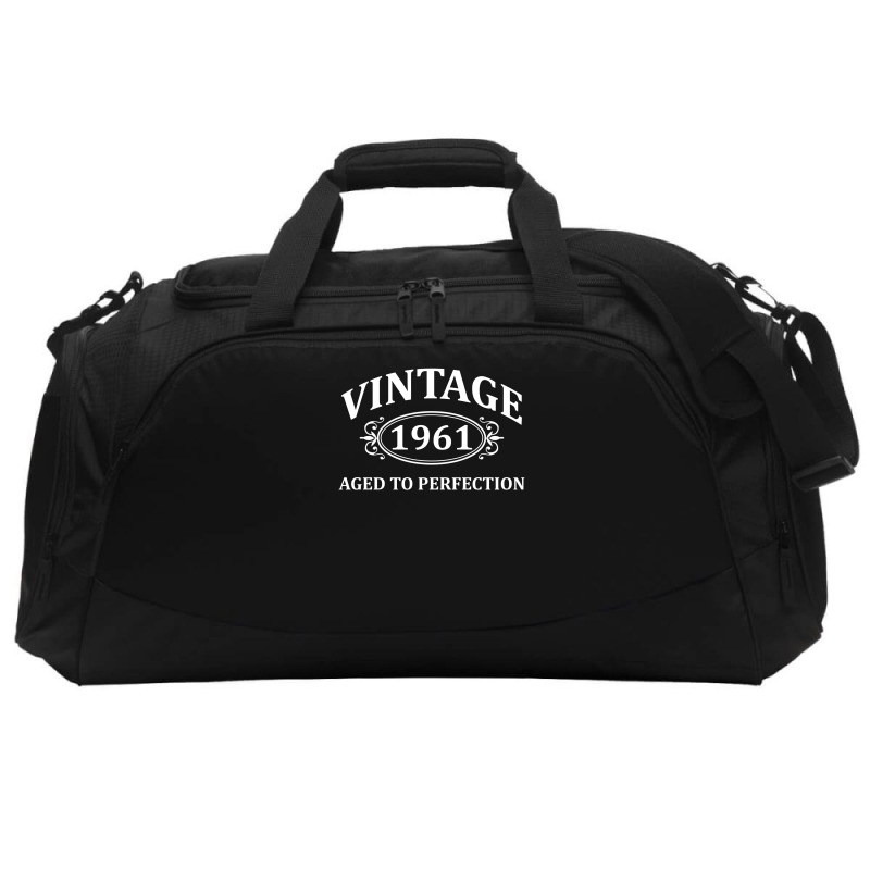 Vintage 1961 Aged To Perfection Active Duffel | Artistshot