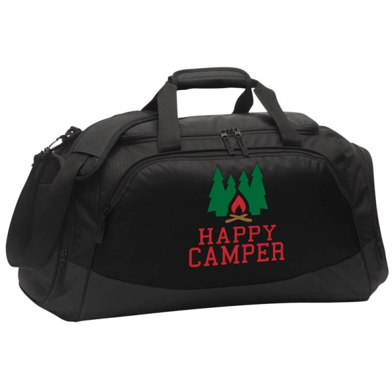 Happy Camper Active Duffel | Artistshot