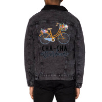 Cha-cha Extraordinaire Gift For Grandmother Unisex Sherpa-lined Denim Jacket | Artistshot