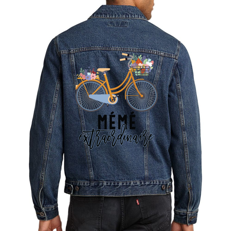 Meme Extraordinaire Gift For Grandmother Men Denim Jacket by CueTrendyFinds | Artistshot