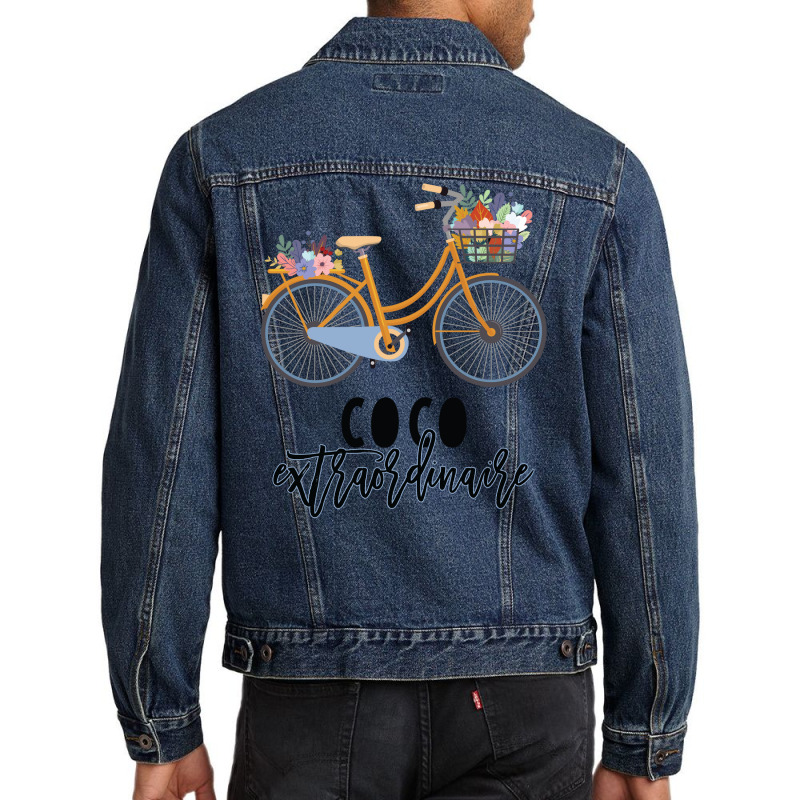 Coco Extraordinaire Gift For Grandmother Men Denim Jacket by CueTrendyFinds | Artistshot