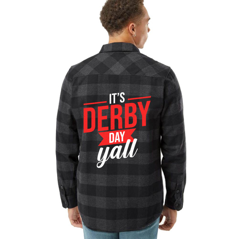 Limited Edition Horse Racing Retro It's Derby Day Yall Ky Derby Horse Flannel Shirt | Artistshot