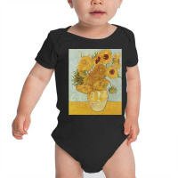 Limited Edition Van Gogh - Sunflowers Baby Bodysuit | Artistshot