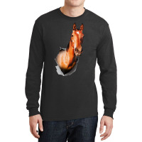 Hot Trend Horse T Horse Lover Farm Animal Long Sleeve Shirts | Artistshot