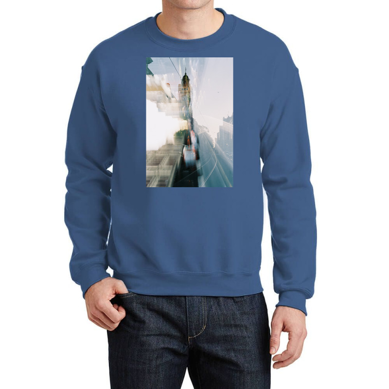 Double Exposure, Melbourne Australia. Long Love Love Crewneck Sweatshirt | Artistshot