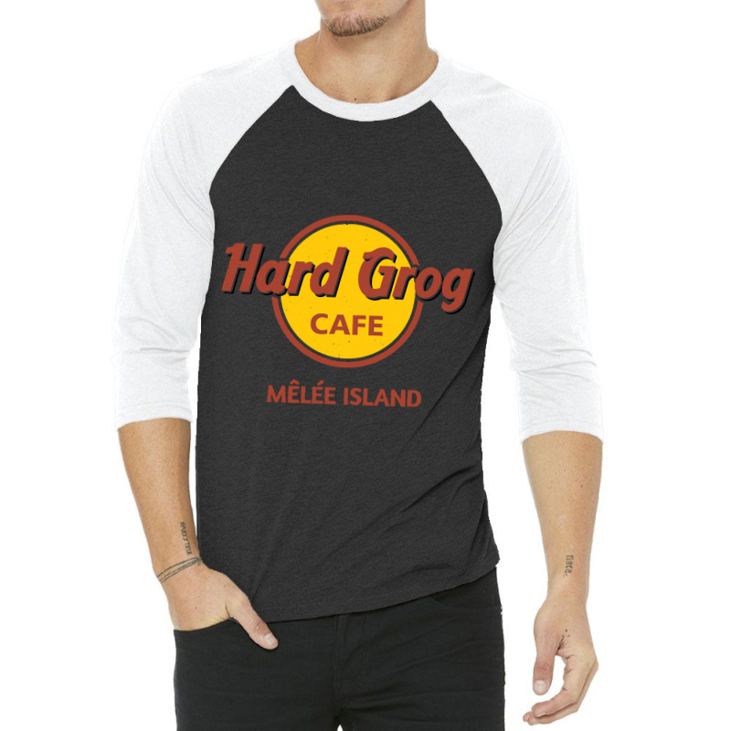 Hard Grog Cafe 3/4 Sleeve Shirt | Artistshot