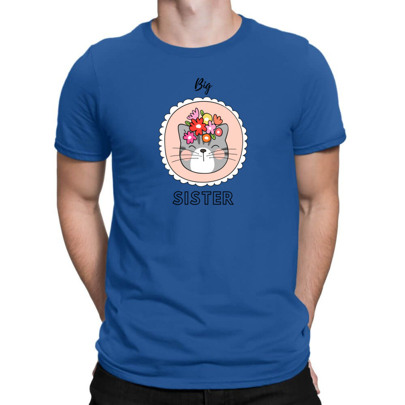 Big Sister Cat For Christmas T-shirt | Artistshot