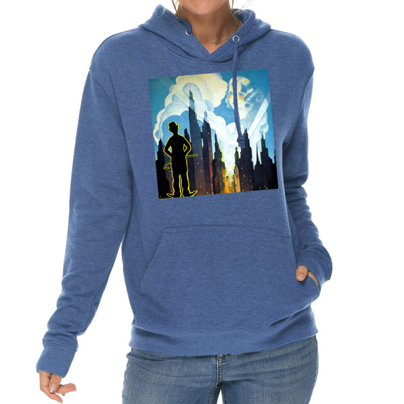 Charlie Chaplin, City Lights, 1931 Theatrical Release Poster Excerpt C Lightweight Hoodie by slomarajwan6 | Artistshot