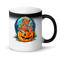 Killer Teddy Bear Lazy Halloween Pumpkin Scary Monster Magic Mug | Artistshot