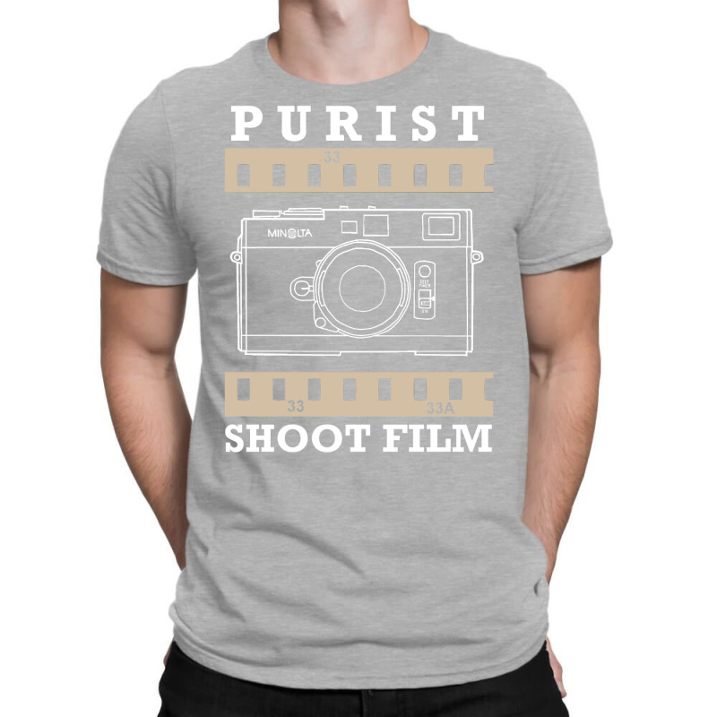 Purist Shoot Film With Minolta Cle Classic 80s Red T-shirt | Artistshot