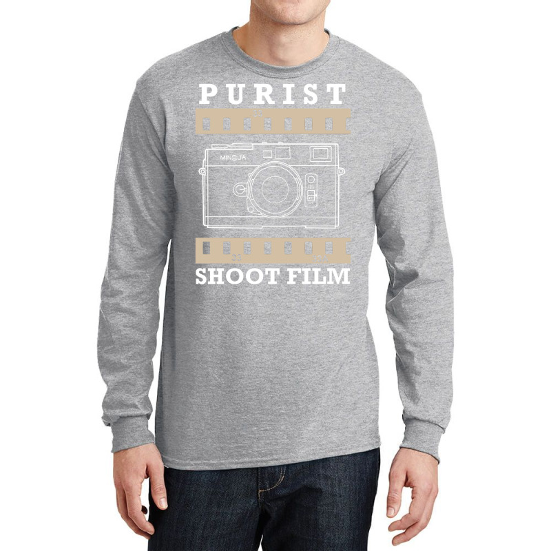 Purist Shoot Film With Minolta Cle Classic 80s Red Long Sleeve Shirts | Artistshot