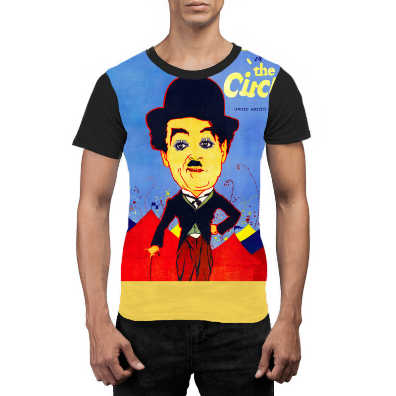 The Circus (1928) Starring Charlie Chaplin. Classic Vintage Hollywood Graphic T-shirt by slomarajwan6 | Artistshot