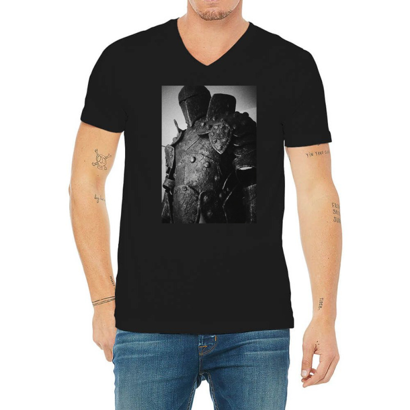 Dreadnought Armour Proof Of Concept Film Backer Bw Classic  Summer Ret V-neck Tee | Artistshot