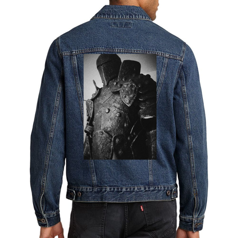 Dreadnought Armour Proof Of Concept Film Backer Bw Classic  Summer Ret Men Denim Jacket | Artistshot