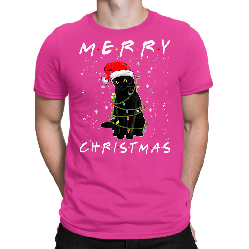 Christmas Cat For Men Funny Cat Christmas Pajama Decoration T-shirt | Artistshot