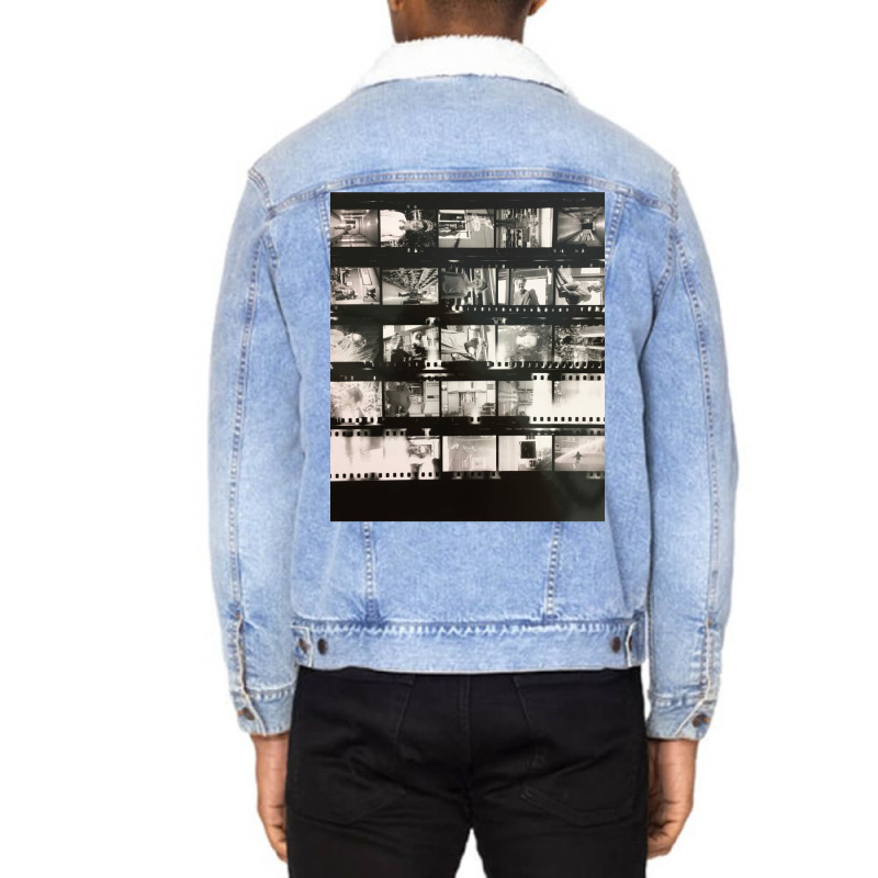 Film Negatives Classic Summer Nostalgia Unisex Sherpa-lined Denim Jacket | Artistshot