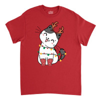 Christmas Cat Merry Christmas Cat Classic T-shirt | Artistshot