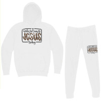 Leopard Only Talking To Jesus Today Christian Faith Cross T Shirt Hoodie & Jogger Set | Artistshot