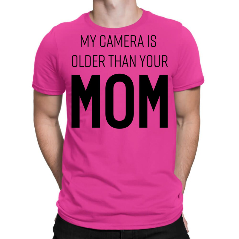 My Camera Is Older Than Your Mom Classic Yellow Blue T-shirt | Artistshot