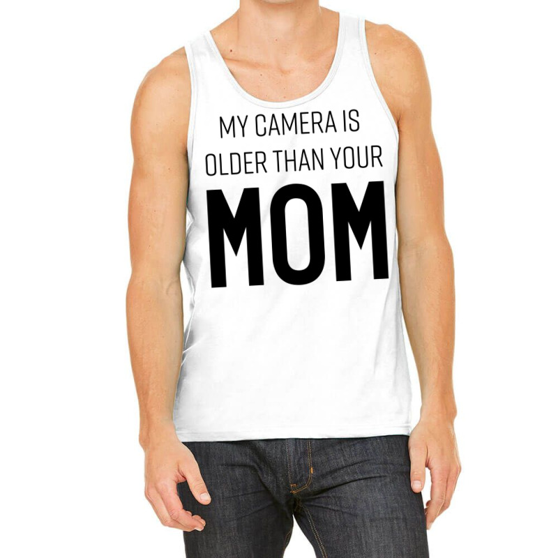 My Camera Is Older Than Your Mom Classic Yellow Blue Tank Top | Artistshot