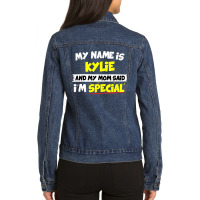 Kylie  My Mom Said I M Special Ladies Denim Jacket | Artistshot