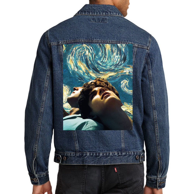 Copy Of Call Me By Your Name™ X Starry Night Men Denim Jacket by yaelimargidd | Artistshot